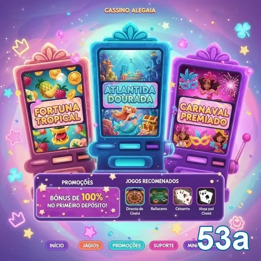 App mobile 53a com visual premium e navegação segura